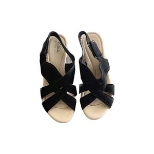 BRAND NEW Clarks Rose Erin Wedge Sandals